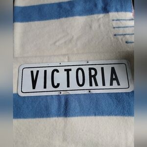 Vintage Victoria Name Street Sign
